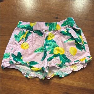Crewcuts Pink and Green Tropical lemon girls Shorts